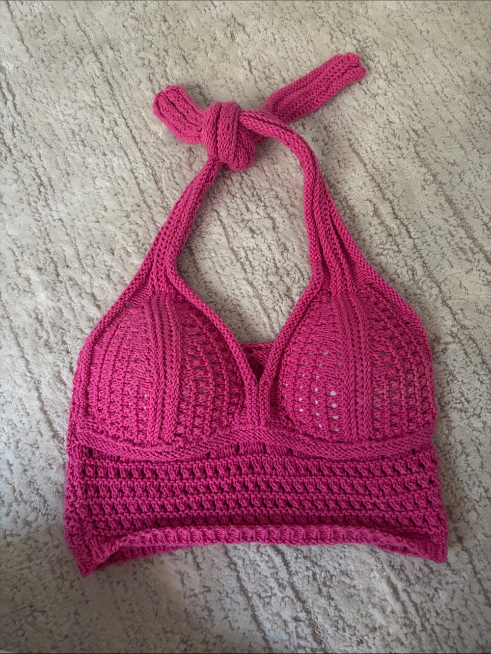 Handmade Crochet Halter Top